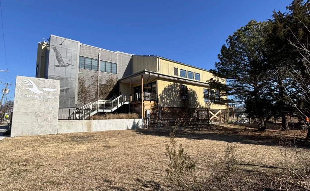 Land next to the Elizabeth River Project on Colley Avenue in Norfolk, where officials will build the new park. As seen Monday, Feb. 9, 2026.
